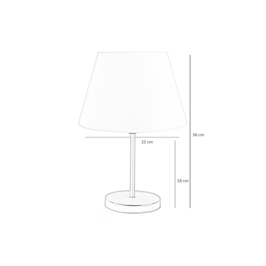 Lampe de table 1xE27/60W/230V rose/noir