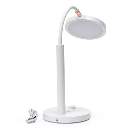 Lampe de table à intensité variable AURA LED/10W/230V 3700/4200K CRI 97 blanc