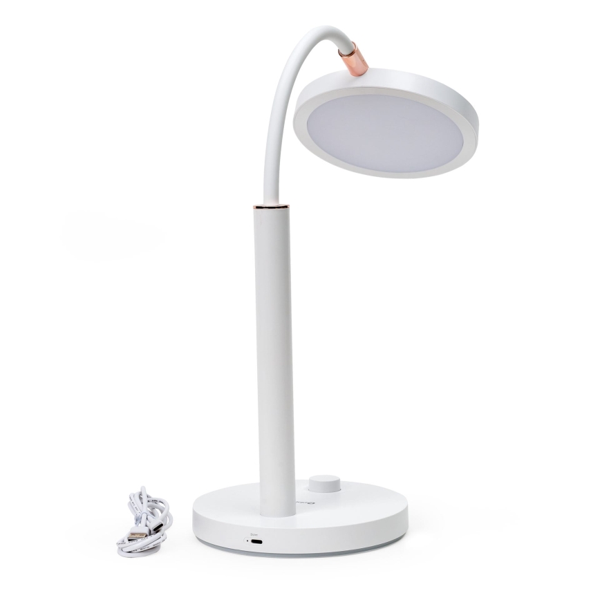 Lampe de table à intensité variable AURA LED/10W/230V 3700/4200K CRI 97 blanc