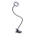 Lampe de table à intensité variable avec pince LED/8W/230V 3000/4000/5000K noir