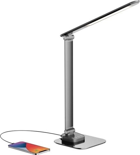 Lampe de table à intensité variable avec USB LED/7,5W/230V 3000K/4000K/5500K anthracite