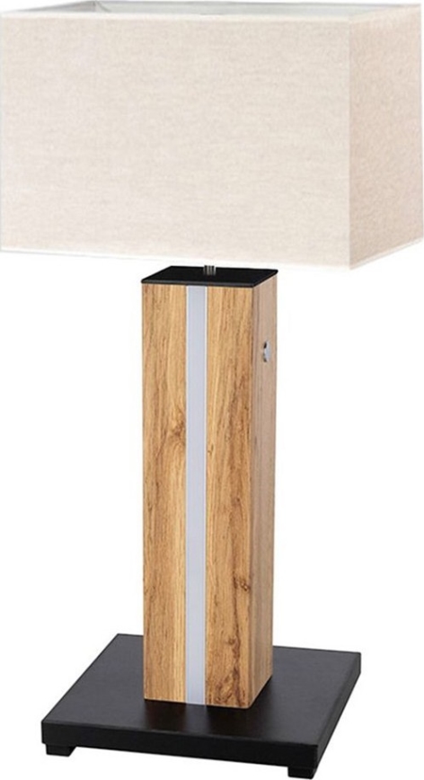 Lampe de table à intensité variable FLAME 1xE27/40W+ LED/4,6W/230V 56,5 cm chêne