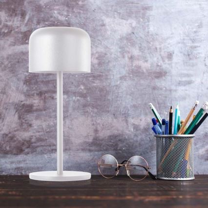 Lampe de table tactile rechargeable et à intensité variable LED/1,5W/5V 2700-5700K IP54 2200 mAh blanc