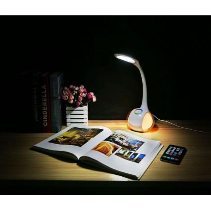 Lampe de table à intensité variable LED RGB LED/7W/230V blanche