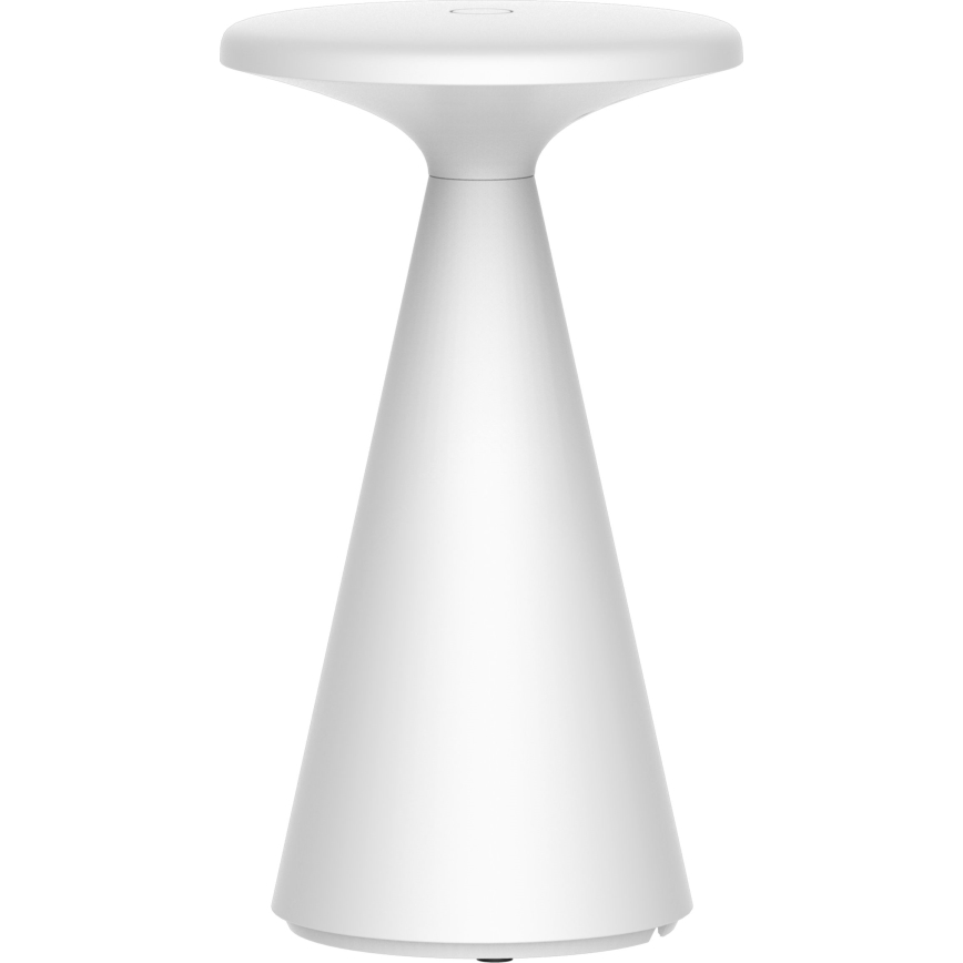 Lampe de table tactile extérieure à intensité variable PAROS LED/1,8W/5V USB 1800 mAh IP44 blanc