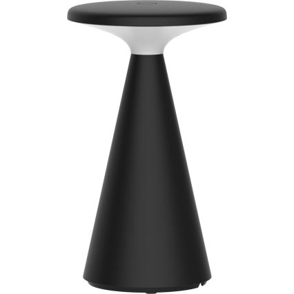 Lampe de table tactile extérieure à intensité variable PAROS LED/1,8W/5V USB 1800 mAh IP44 noir
