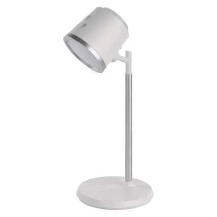 Lampe de table à intensité variable rechargeable 4en1 LED/6W/3,7V 3000K/4000K/6500K 1500mAh blanc