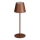 Lampe de table à intensité variable rechargeable INITA LED/1,2W/1800 mAh IP54 marron