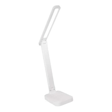 Lampe de table à intensité variable rechargeable LED/5W/3,7V 3000K/4000K/6500K 800mAh blanc