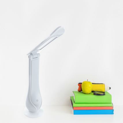 Lampe de table à intensité variable rechargeable LILLY LED/4W/5V 1200 mAh blanc