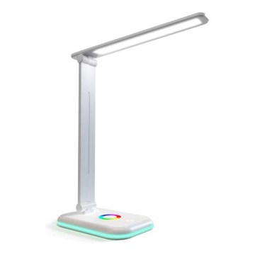 Lampe de table à intensité variable RGBW NOBLITE LED/7W/5V 3000/4000/6500K blanc