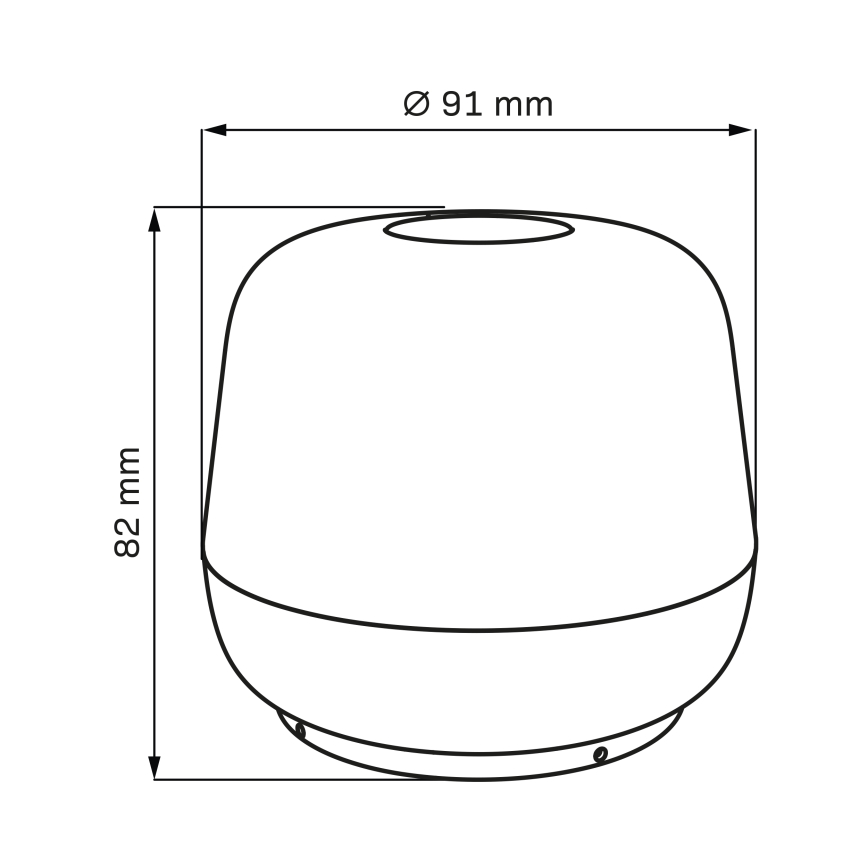 Lampe de table tactile extérieure à intensité variable SAMBA LED/1,2W/5V USB 1200 mAh IP44 vert