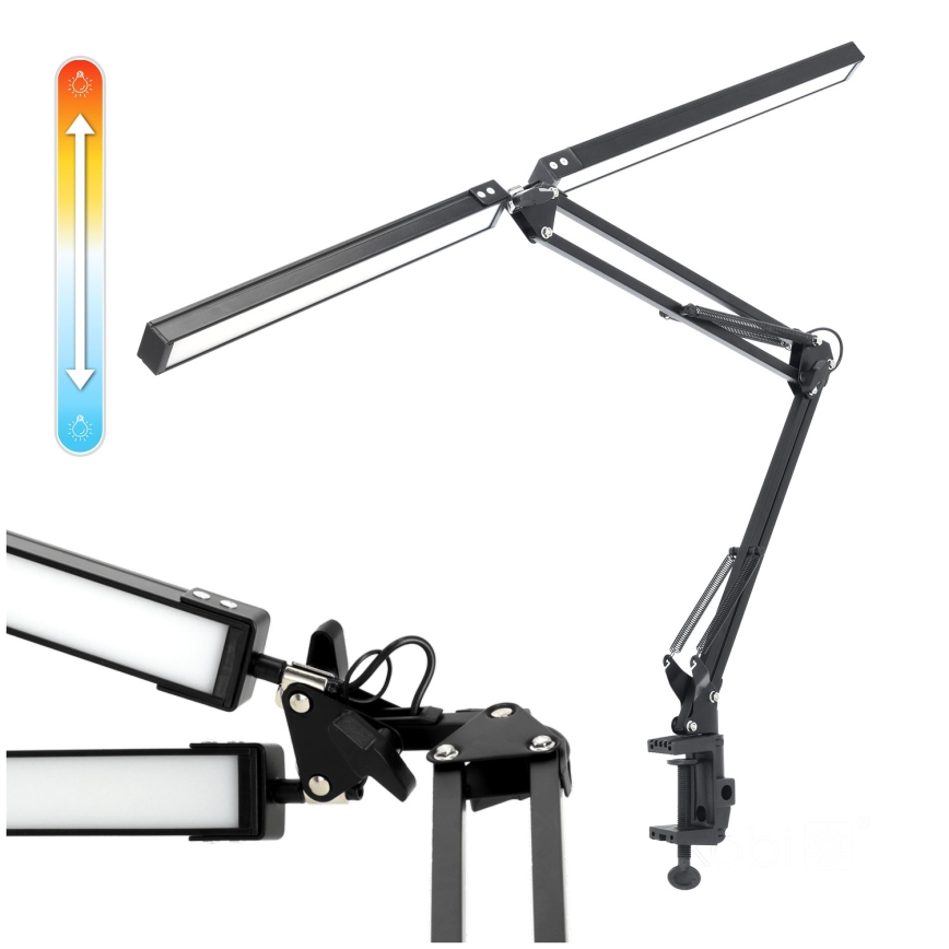 Lampe de table à intensité variable TENUIX DUO 2xLED/14W/230V 3000-6000K