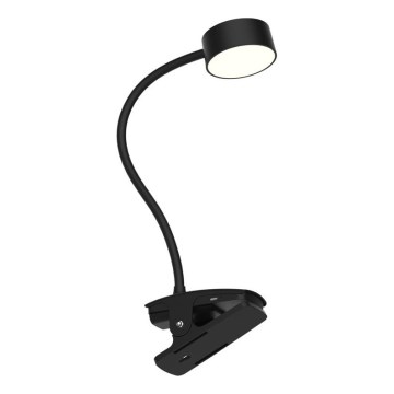 Lampe de table à LED à intensité variable avec clip BELLA LED/4,8W/5V 3000-6500K noire