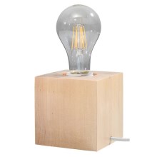 Lampe de table ABEL 1xE27/60W/230V hêtre
