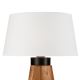 Lampe de table AIDA 1xE27/60W/230V chêne - certifié FSC