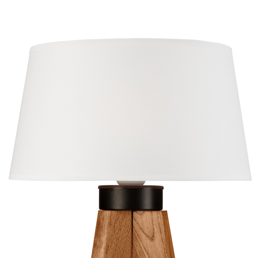 Lampe de table AIDA 1xE27/60W/230V chêne - certifié FSC