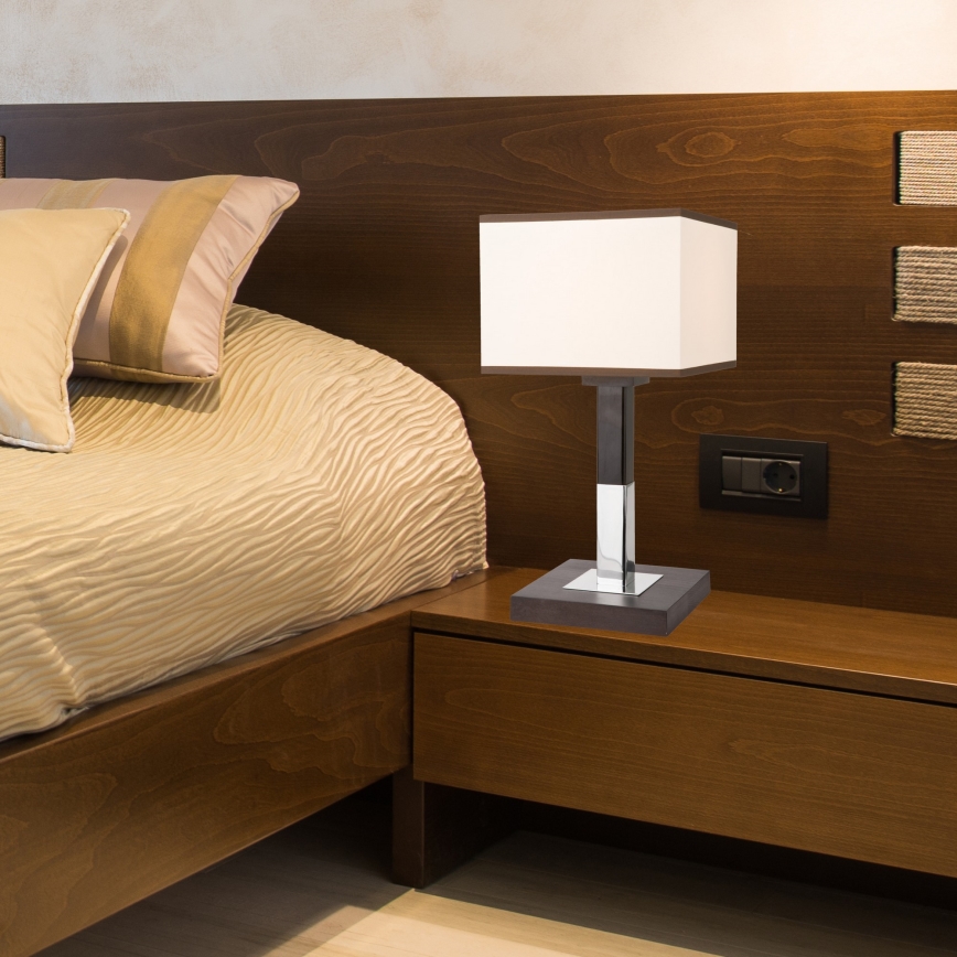 Lampe de table AMELIA 1xE27/60W/230V - certifié FSC