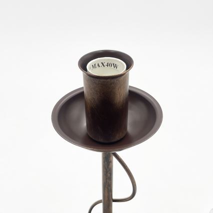 Lampe de table ANTON 1xE14/60W/230V bronze