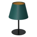 Lampe de table ARDEN 1xE27/60W/230V d. 20 cm vert/doré