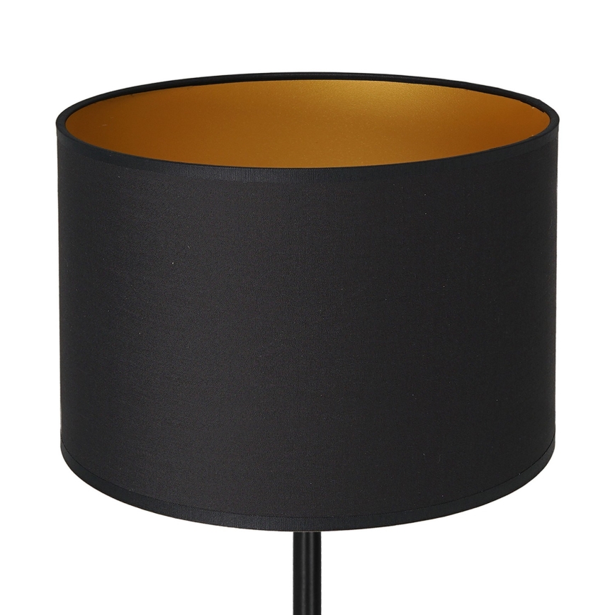 Lampe de table ARDEN 1xE27/60W/230V d. 25 cm noir/doré