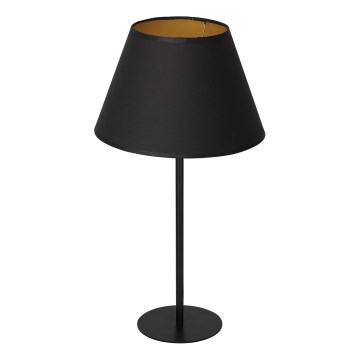 Lampe de table ARDEN 1xE27/60W/230V d. 30 cm noir/doré