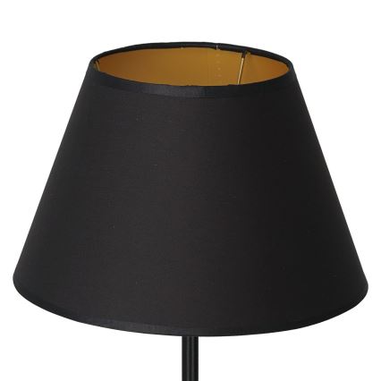 Lampe de table ARDEN 1xE27/60W/230V d. 30 cm noir/doré