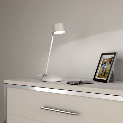 Lampe de table ARENA 1xGX53/11W/230V blanc/chrome brillant