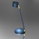 Lampe de table ARENA 1xGX53/11W/230V bleu/or