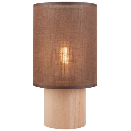 Lampe de table ARI TABLE 1xE27/60W/230V marron/hêtre