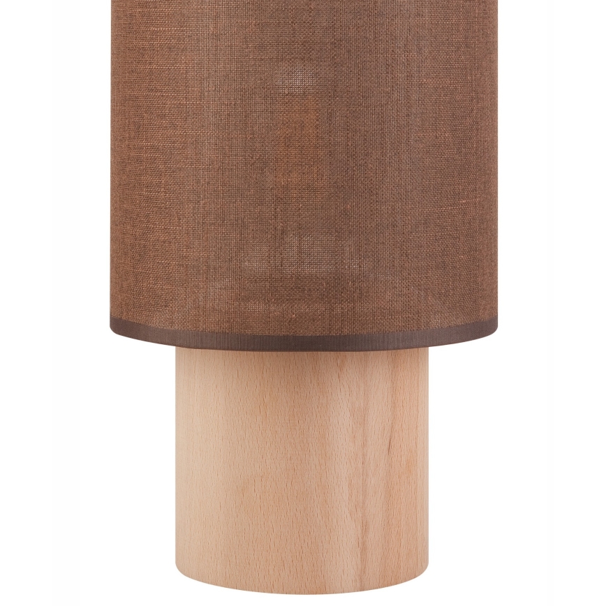 Lampe de table ARI TABLE 1xE27/60W/230V marron/hêtre