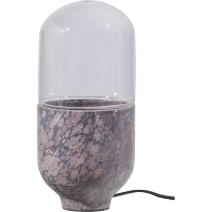 Lampe de table ASEL 1xE27/25W/230V marbre gris/marron