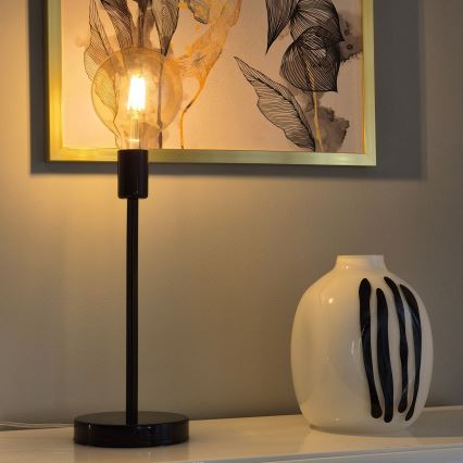 Lampe de table ASTRID 1xE27/60W/230V noir brillant