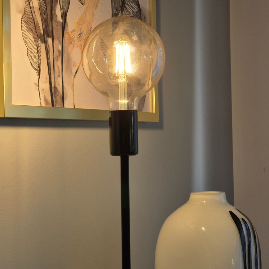 Lampe de table ASTRID 1xE27/60W/230V noir brillant