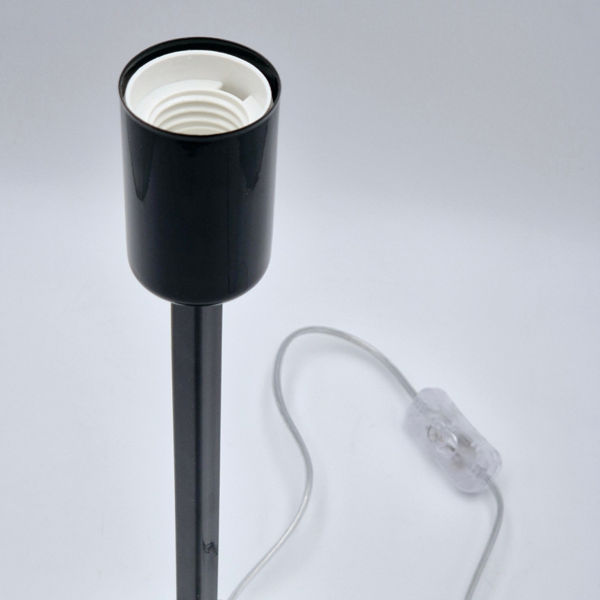 Lampe de table ASTRID 1xE27/60W/230V noir brillant