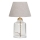 Lampe de table AYD 1xE27/40W/230V crème/transparent