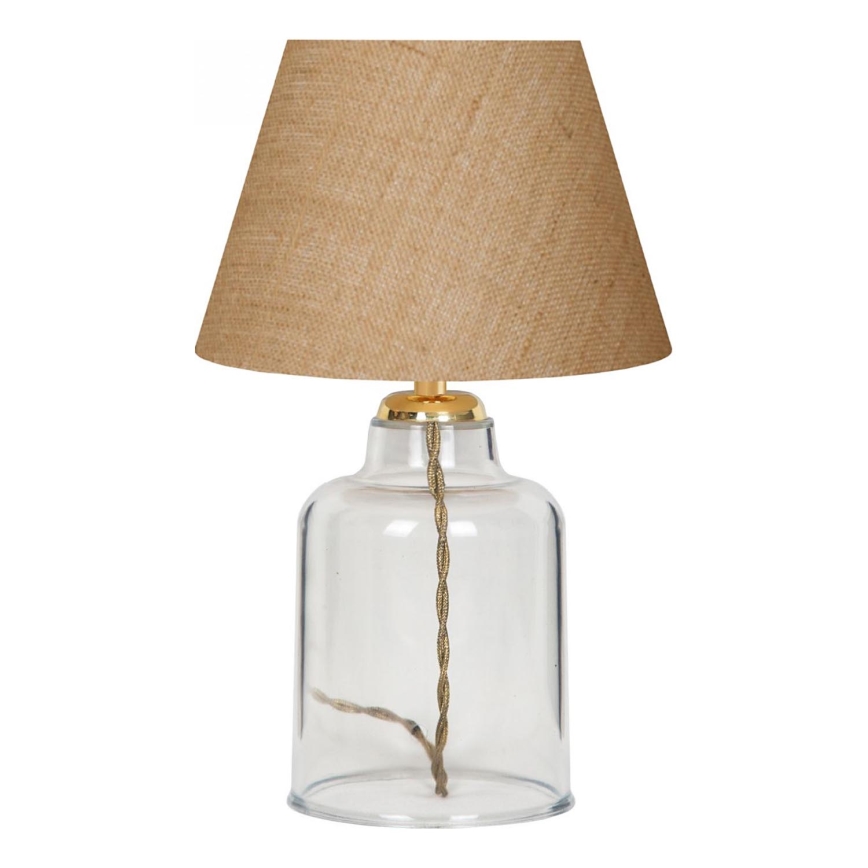 Lampe de table AYD 1xE27/40W/230V marron/transparent