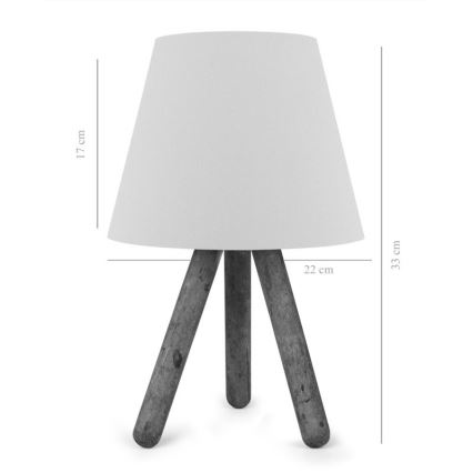 Lampe de table AYD 1xE27/60W/230V beige