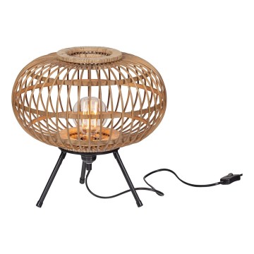 Lampe de table BASICLABEL 1xE27/40W/230V bambou