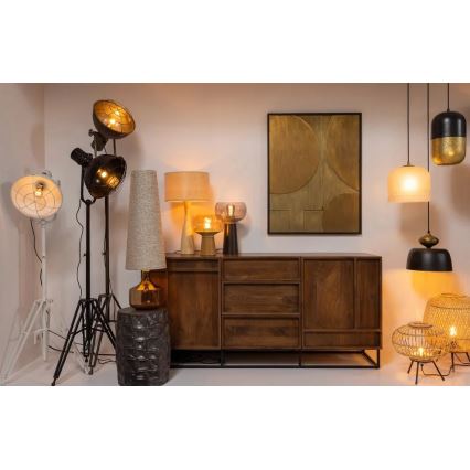 Lampe de table BASICLABEL 1xE27/40W/230V bambou