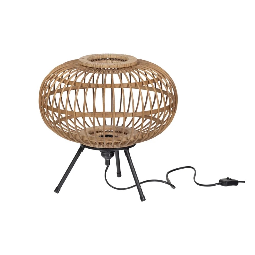 Lampe de table BASICLABEL 1xE27/40W/230V bambou