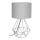lampe de table BASKET 1xE27/60W/230V gris