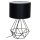 lampe de table BASKET 1xE27/60W/230V noir
