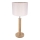 Lampe de table BENITA 1xE27/60W/230V 61 cm crème/chêne