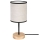 Lampe de table BOHO 1xE27/25W/230V chêne - certifié FSC