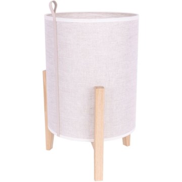 Lampe de table CASIOPEA 1x E27/40W/230V, 40 cm, chêne