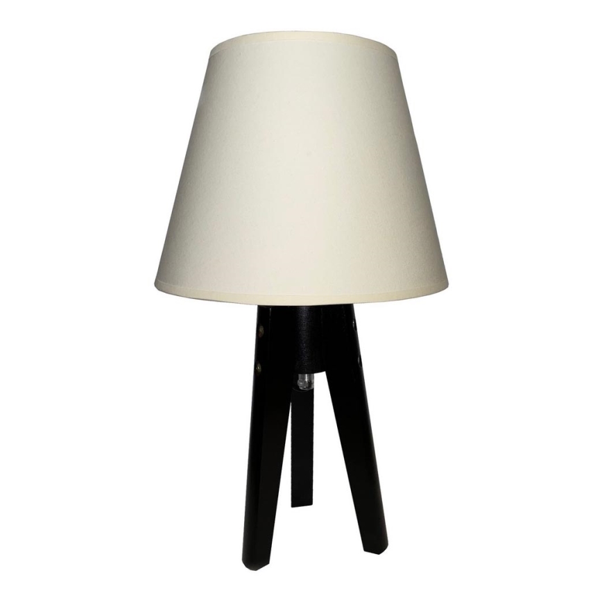 Lampe de table CONE 1xE27/60W/230V wenge crème