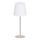 Lampe de table d'extérieur tactile à intensité variable LED RGBW LUCIA LED/2W/5V 1800/2700/6500K 3600 mAh IP44 beige