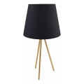 Lampe de table ELENA 1xE27/20W/230V noir