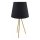 Lampe de table ELENA 1xE27/20W/230V noir